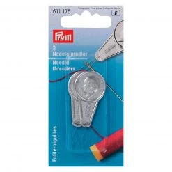 2er Set Nadeleinfädler in Silber - Praktisches Nähzubehör für präzises Nähen