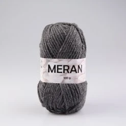 Wolle in Anthrazit - 100g | Hochwertige Wolle für Nähen, Stricken & Häkeln