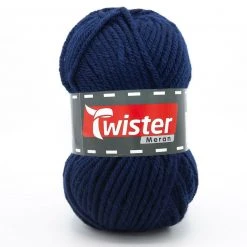 Wolle TWISTER MERAN - marine - 100g | Hochwertige Strickwolle für kreative Projekte