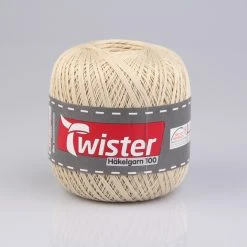 Häkelgarn TWISTER - Beige - 100g | Hochwertiges Garn zum Häkeln & Stricken
