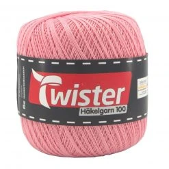 Häkelgarn TWISTER - rosa - 100g | Hochwertiges Garn für Häkeln & Stricken