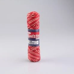 Wolle TWISTER CURLY COLOR - apricot-grau - 50g