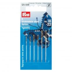 Sticknadel Set - 6 Stück ohne Spitze Nr. 18-22 für präzises Nähen & Stricken