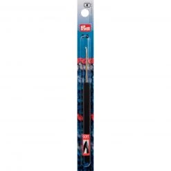 Premium Woll-Häkelnadel - 2 mm Breite - 13,5 cm Länge - Aluminium - Ideal für Häkelprojekte