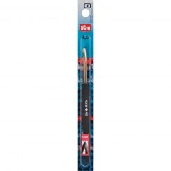 Woll-Häkelnadel aus Aluminium - 4 mm, 13,5 cm - Ideal für Strick- und Häkelprojekte