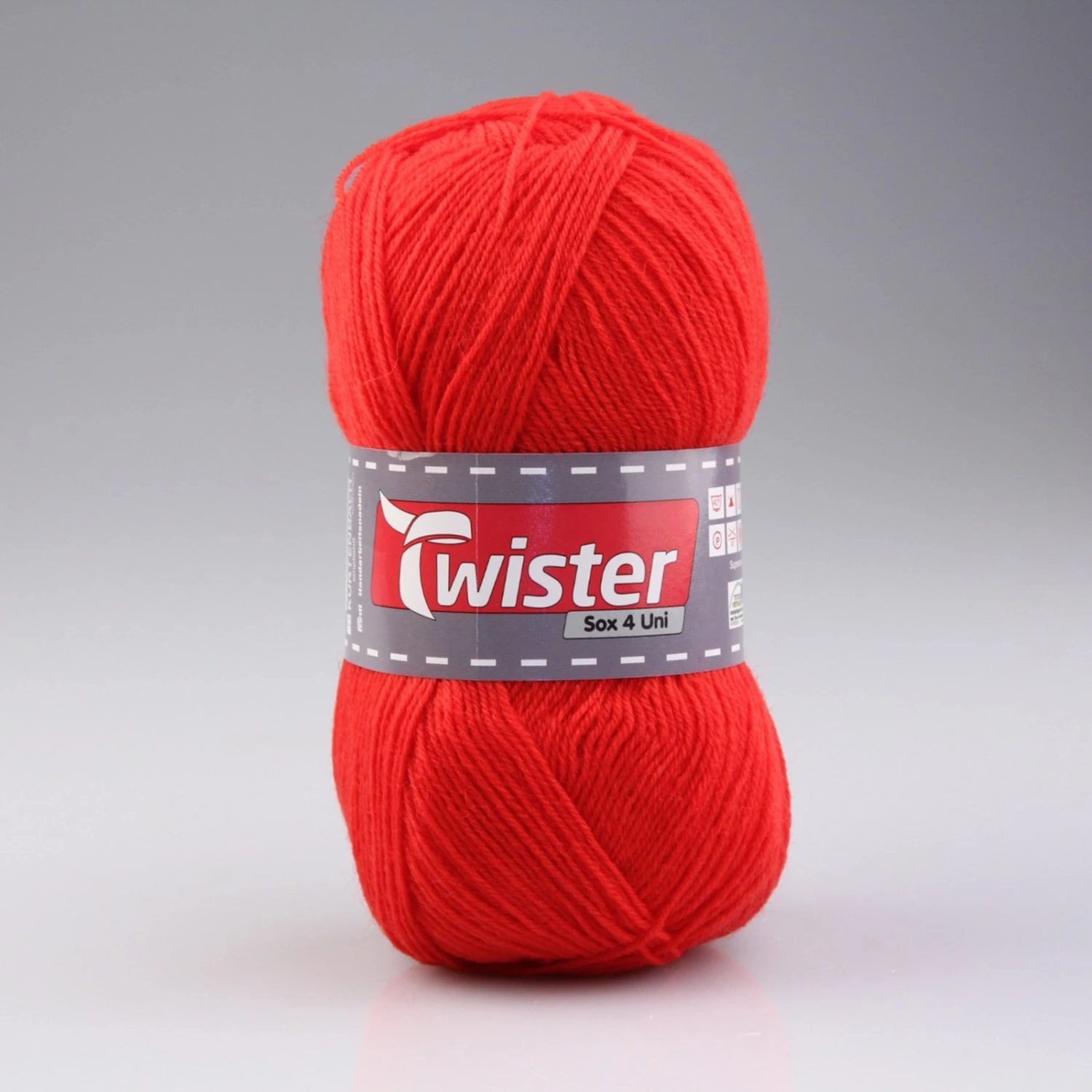 Wolle TWISTER SOX UNI - rot - 100g 3 Wolle TWISTER SOX UNI - rot - 100g