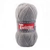 Wolle TWISTER SOX UNI - hellgrau - 100g | Hochwertige Strickwolle für Socken | Nähen, Stricken & Häkeln