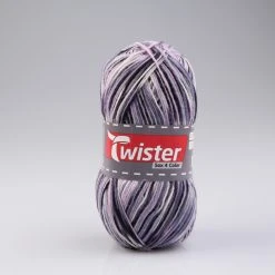 Wolle TWISTER SOX COLOR - blau multi - 100g | Premium Strickgarn für Socken | Nähen, Stricken & Häkeln