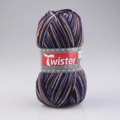 Wolle TWISTER SOX COLOR - kamel multi - 100g
