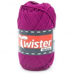 Strickgarn TWISTER IBIZA - Fuchsia - 50g | Hochwertiges Häkelgarn & Strickgarn für kreative Projekte
