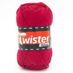 Strickgarn TWISTER IBIZA - Weinrot - 50g | Hochwertiges Häkelgarn & Strickgarn für kreative Projekte