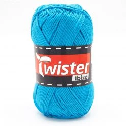 Strickgarn TWISTER IBIZA - Türkis - 50g | Premium Häkelgarn & Strickgarn für kreative Projekte