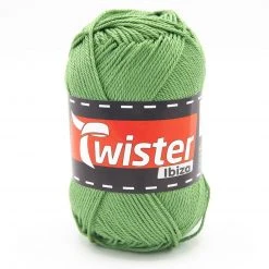 Strickgarn TWISTER IBIZA - kiwi - 50g | Häkelgarn & Strickgarn | Hochwertiges Garn für Nähen, Stricken & Häkeln