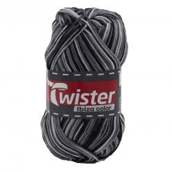 Strickgarn TWISTER IBIZA COLOR - Granit - 50g | Hochwertiges Häkelgarn & Strickgarn