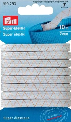 Elastic Gummiband SUPER - Weiß - 10 m | Hochwertiges Nähzubehör