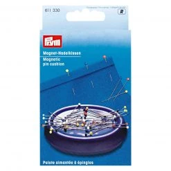 Nadelkissen pflaumenblau magnetisch - 11,5 cm - Nähzubehör für Nähen, Stricken & Häkeln