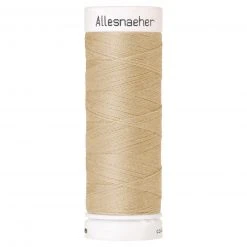 Nähgarn hellbeige - 200 Meter langlebiges Nähgarn für alle Stoffe