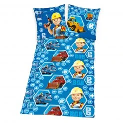 BOB Microfaser-Bettwäsche mit Reißverschluss - 135x200 cm - Kinderbettwäsche