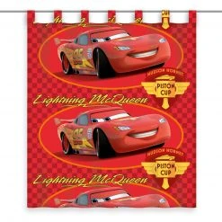 Schlaufenschal CARS - roter Kinder Vorhang 140x160 cm | Disney Cars Design