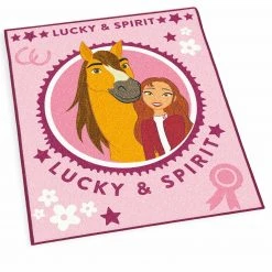 Kurzflorteppich SPIRIT - pink - 100x120 cm - Kinder- & Spielteppich