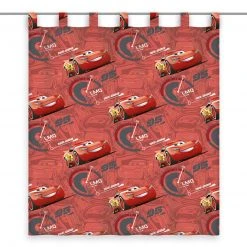Schlaufenschal CARS - Rot - 140x160 cm - Kindergardine mit Disney Motiv