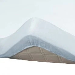 Molton-Topper-Spannbettlaken weiß - 90x190-100x200 cm | Premium-Qualität | Bettlaken