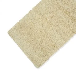 Hochflorteppich - Cream - 40x60 cm | Luxuriöser Shaggyteppich für stilvolle Räume