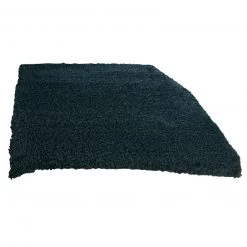 Hochflorteppich schwarz 65x130 cm - Luxuriöser Shaggyteppich für Ihr Zuhause