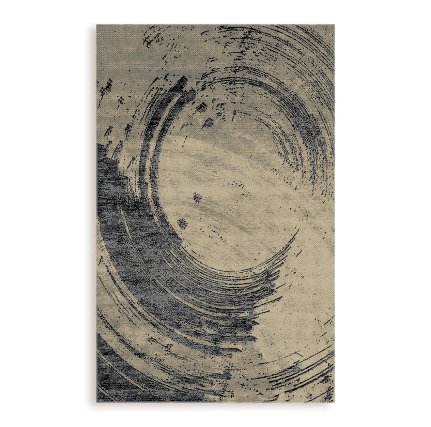 Teppich - beige-schwarz - 80x150 cm 3 Teppich - beige-schwarz - 80x150 cm