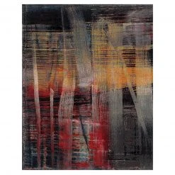 Frisee-Teppich - mehrfarbig - 80x150 cm