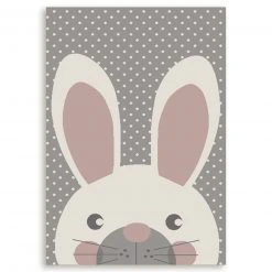 Kinderteppich - grau - 80x150 cm