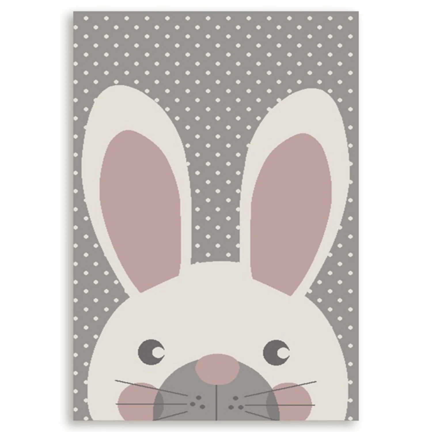 Kinderteppich - grau - 80x150 cm 3 Kinderteppich - grau - 80x150 cm