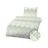 Biber-Bettwäsche - lindgrün-weiß - 135x200 cm -Heimtextilien Verkäufe 2644000134 1600Wx1600H