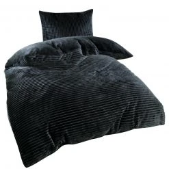 Bettwäsche Anthrazit - Cashmere-Touch Cord - Luxuriöse Bettwaren -Heimtextilien Verkäufe 2688009102 09 1600Wx1600H