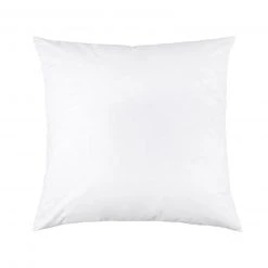 Feder-Kopfkissen - Hochwertiger Baumwollbezug - 80x80 cm - Atmungsaktiv & Langlebig