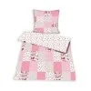 Baumwoll-Bettwäsche - rosa - Patchwork Rose - 135x200 cm -Heimtextilien Verkäufe 2688013411 1600Wx1600H