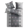 Baumwoll-Bettwäsche - grau - 135x200 cm -Heimtextilien Verkäufe 2688013430 1600Wx1600H