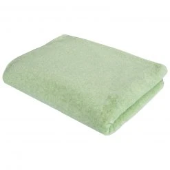 Wohndecke lindgrün 150x200 cm - Flauschige Fleecedecke für gemütliche Abende