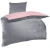 Flanell-Bettwäsche - rose-grau - 135x200 cm | Biber-Bettwäsche | Gemütlich & Weich 2 Flanell-Bettwäsche - rose-grau - 135x200 cm | Biber-Bettwäsche | Gemütlich & Weich -Heimtextilien Verkäufe 2688020309 1600Wx1600H