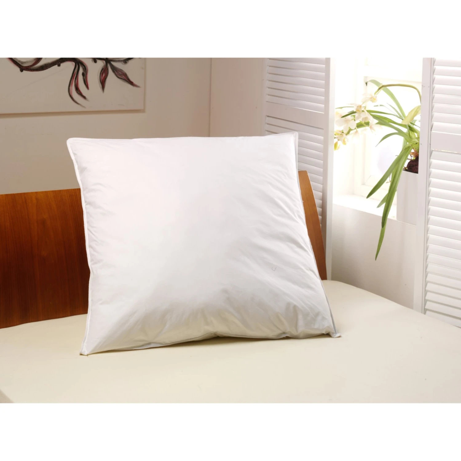 Feder-Kopfkissen - Baumwolle - 80x80 cm 4 Feder-Kopfkissen - Baumwolle - 80x80 cm – Bild 2