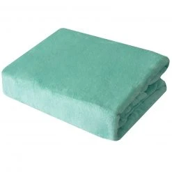 Wohndecke smaragd-grün 150x200 cm - Weiche Fleece-Decke für gemütliche Stunden