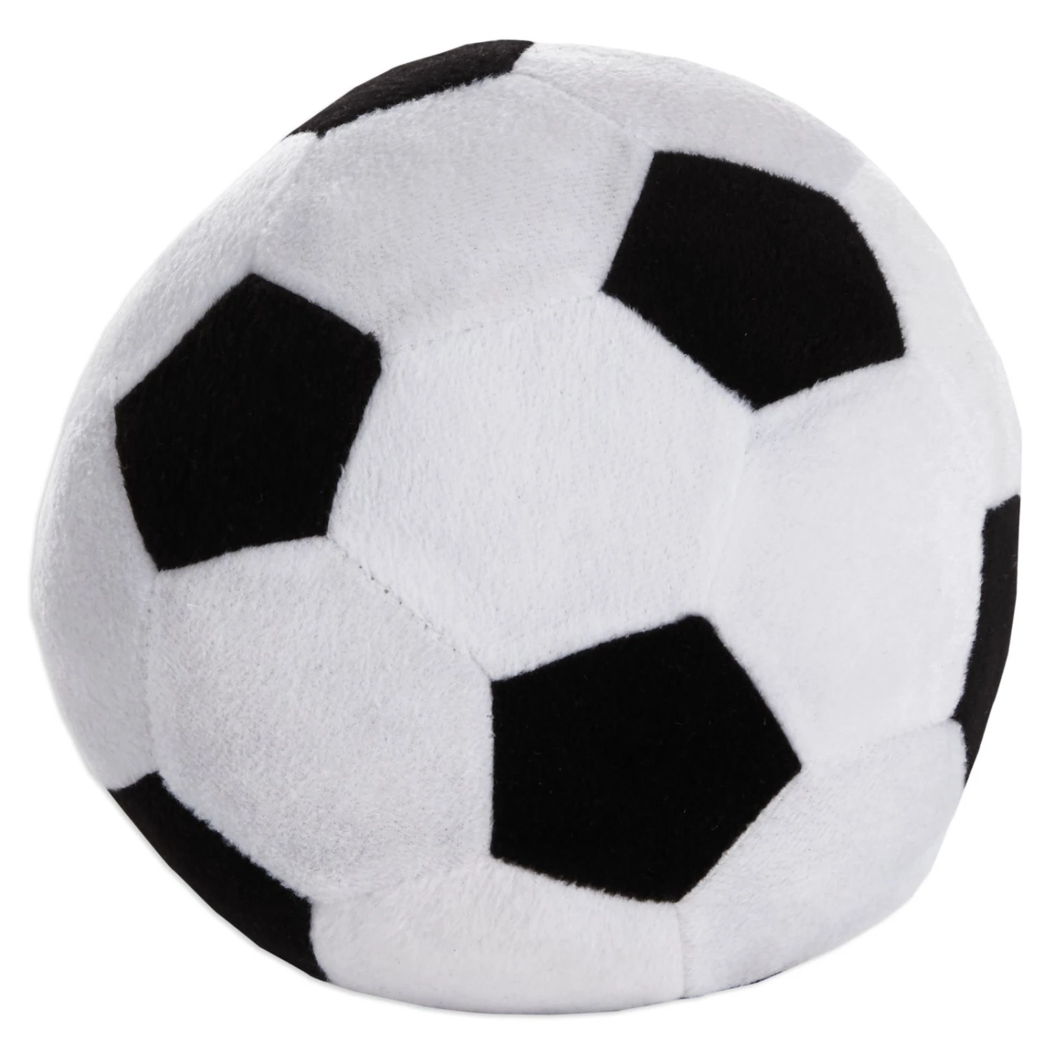 Schwarz-Weiß Fußball Kissen Ø 20 cm - Stylisches Sofakissen für Fußballfans 3 Schwarz-Weiß Fußball Kissen Ø 20 cm - Stylisches Sofakissen für Fußballfans