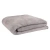 Flanell-Decke 150x200 cm grau - Weich & Gemütlich