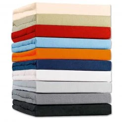 Spannbettlaken 100x200 cm - Einfarbig - Universell für alle Matratzen