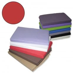 Jersey-Spannbettlaken - kirsch-rot - 100x200 cm