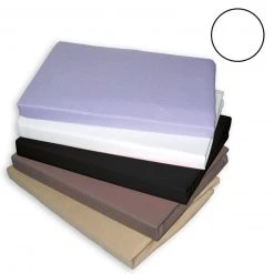 Topper-Spannbettlaken - weiß - 100x200 cm