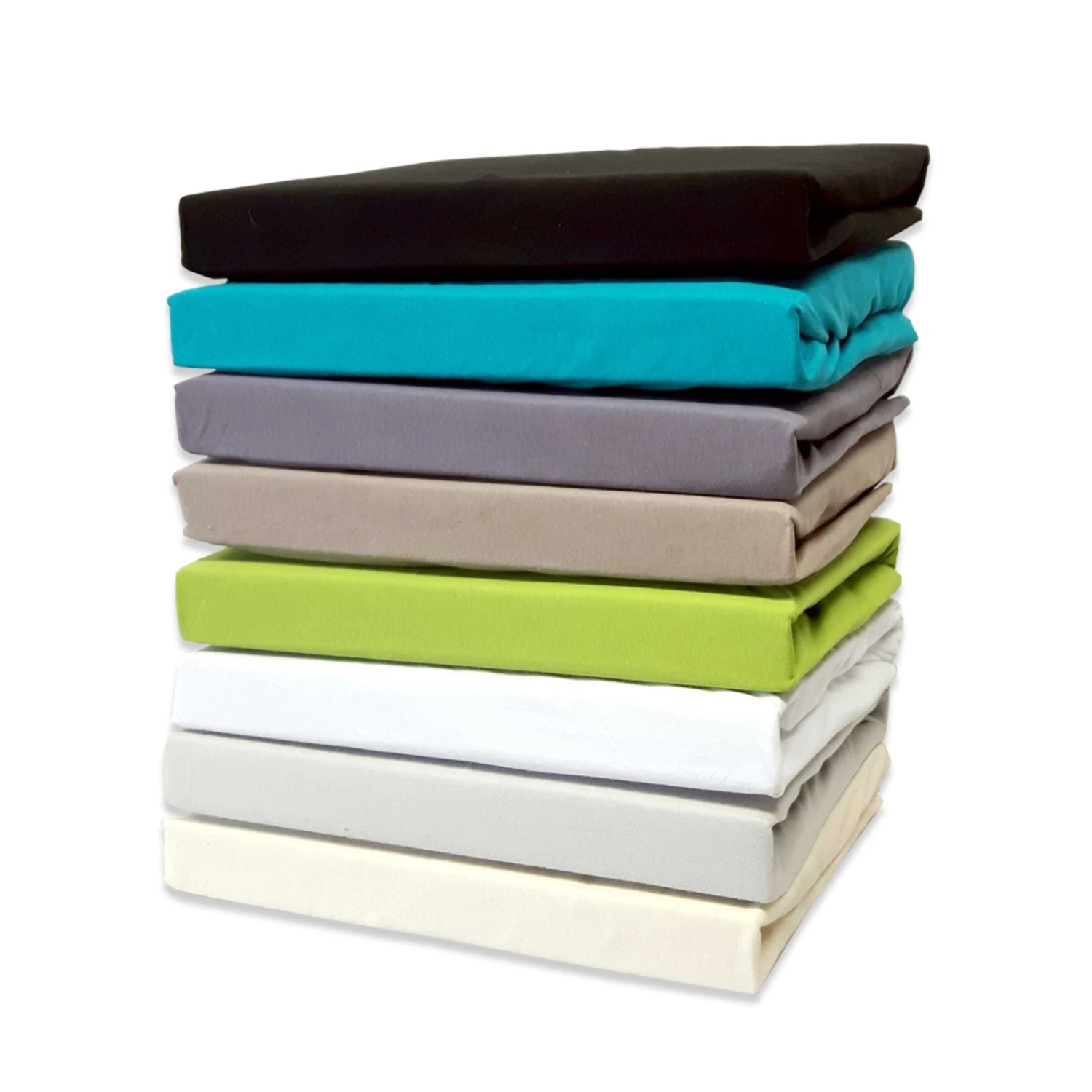 Topper-Spannbettlaken - türkis - 180x200 cm 4 Topper-Spannbettlaken - türkis - 180x200 cm – Bild 2