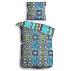 Microfaser-Seersucker-Bettwäsche - 155x220 cm