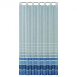 Schlaufenschal MARITIM - Marine Wave-Stripe Verdunklungsvorhang 145x245 cm