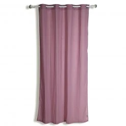 Ösenvorhang - altrosa - 140x245 cm